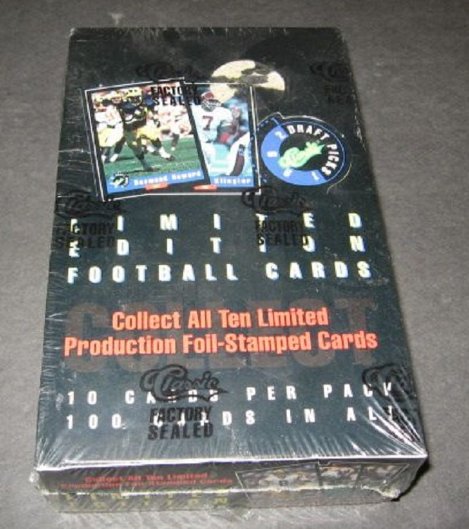 1992 Classic Football Draft Picks Box (36/10)