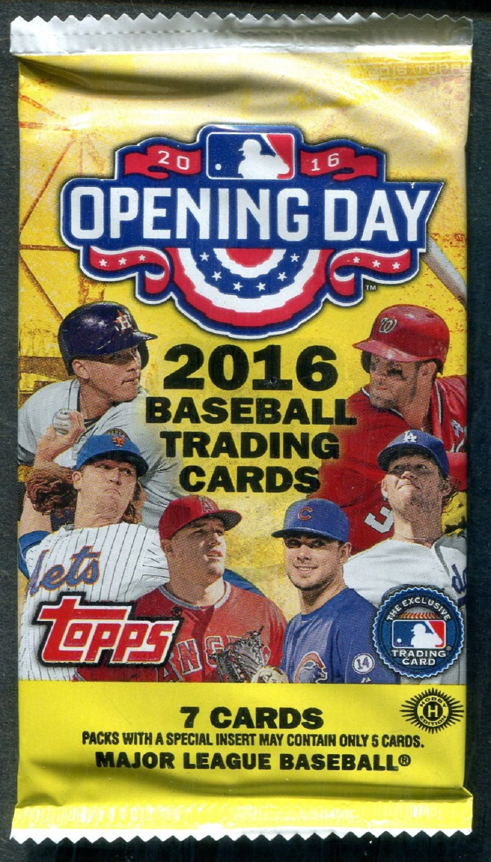 2016 Topps Baseball Opening Day Unopened Pack (Hobby) (7)