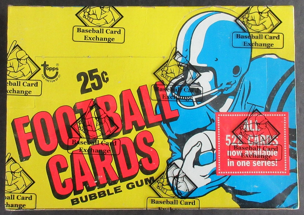 1976 Topps Football Unopened Cello Box (BBCE) (X1741)