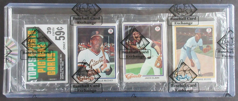 1978 Topps Baseball Unopened Rack Pack (BBCE) (McCovey Top)