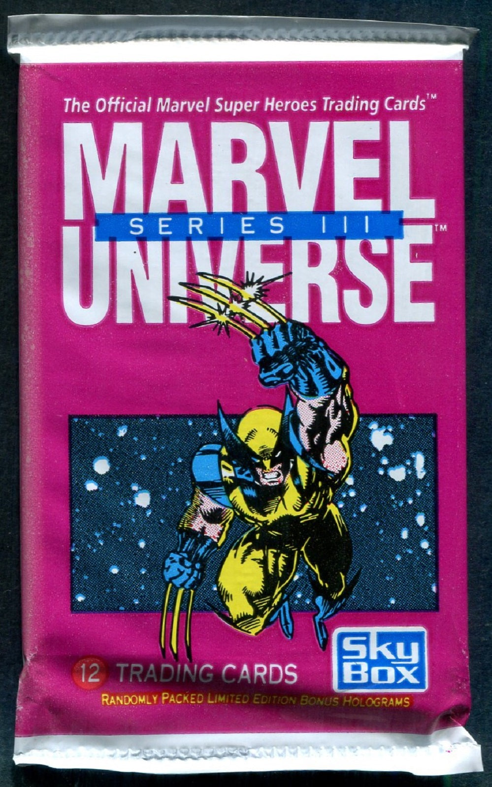 1992 Skybox Marvel Universe Unopened Series 3 Pack (12)