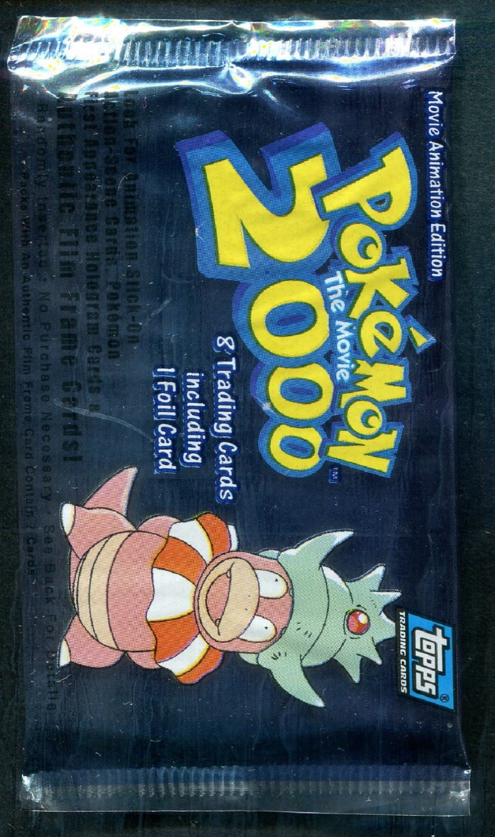 2000 Topps Pokemon The Movie 2000 Unopened Pack (8)