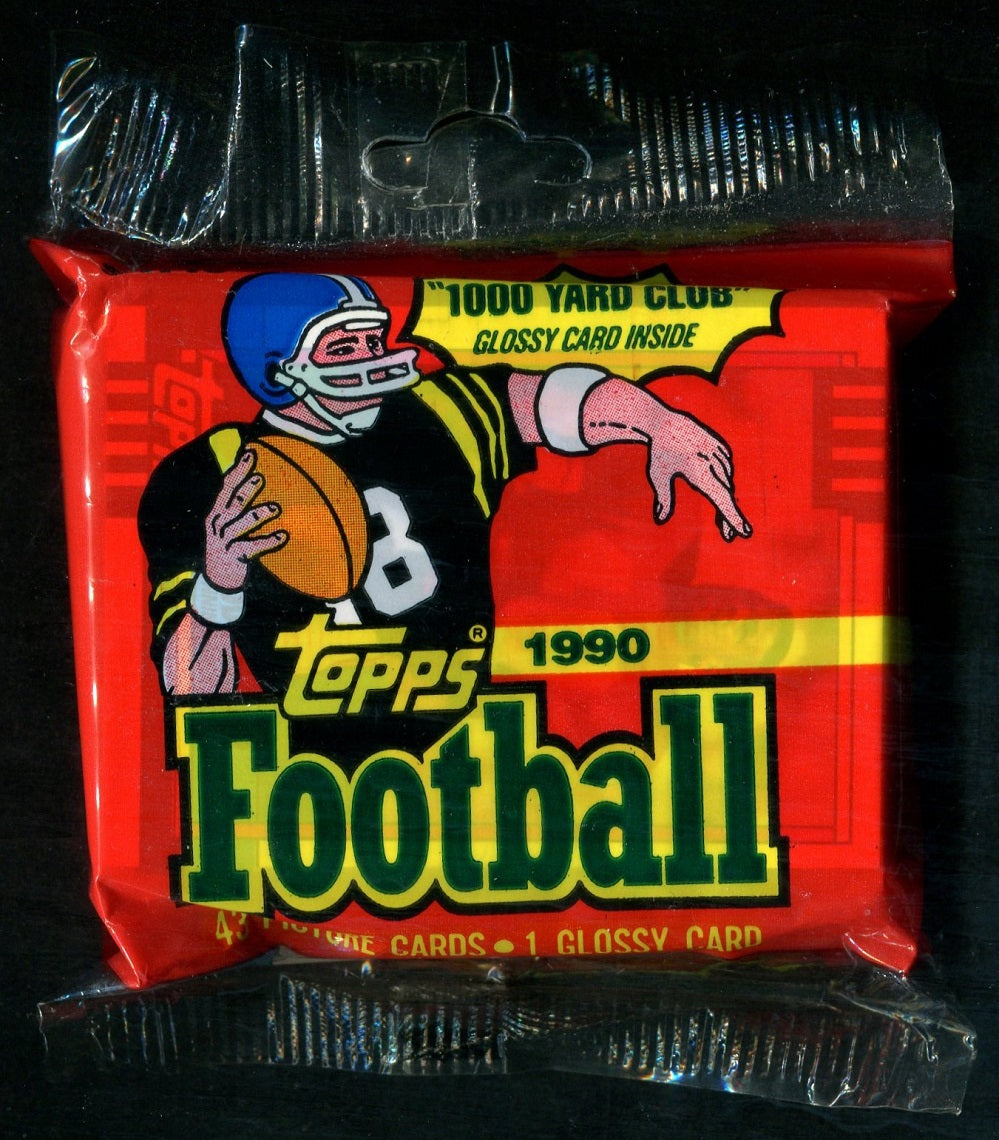 1990 Topps Football Unopened Jumbo Pack (Pre-Priced) (43)