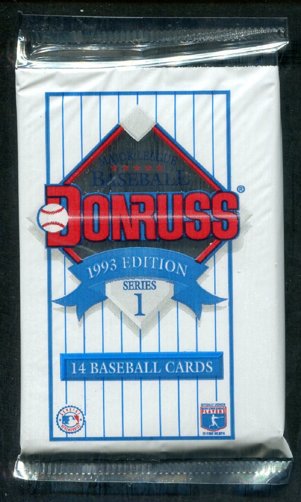 1993 Donruss Baseball Unopened Series 1 Pack (14)
