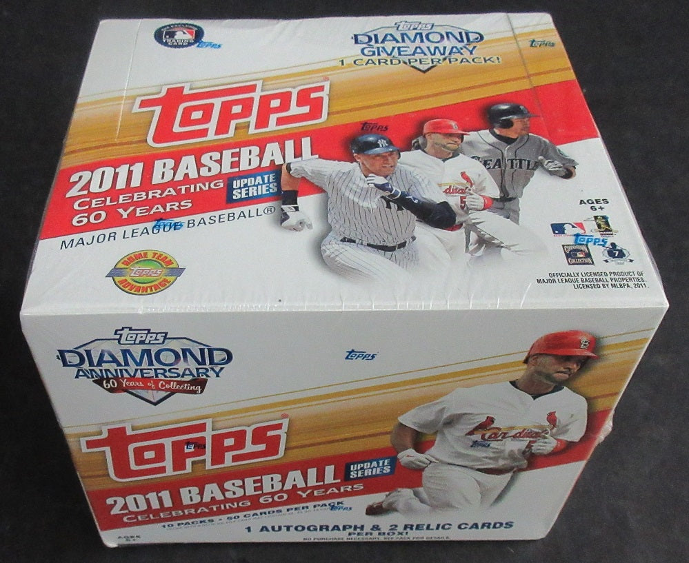 2011 Topps Baseball Unopened Update Series Jumbo Box (HTA) (10/50)