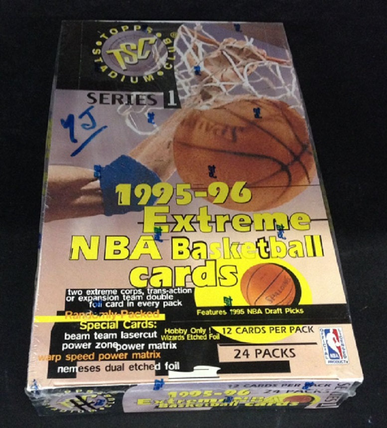 1995/96 Topps Stadium Club Basketball Series 1 Box (Hobby) (24/12)