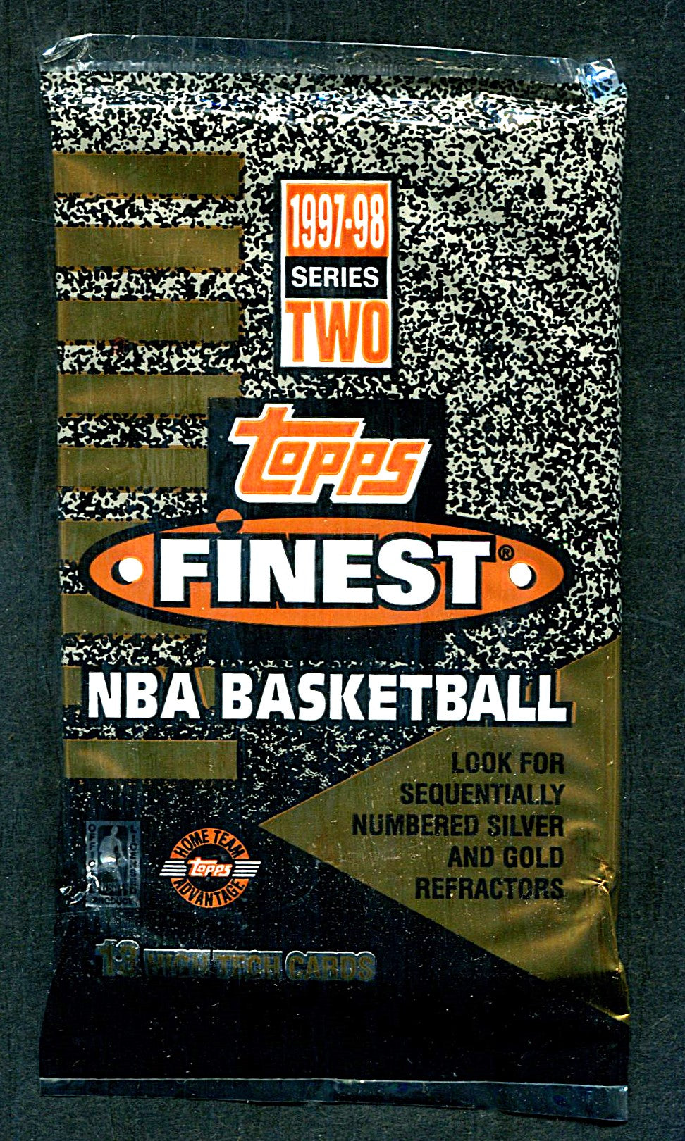 1997/98 Topps Finest Basketball Unopened Series 2 Jumbo Pack (HTA) (13)