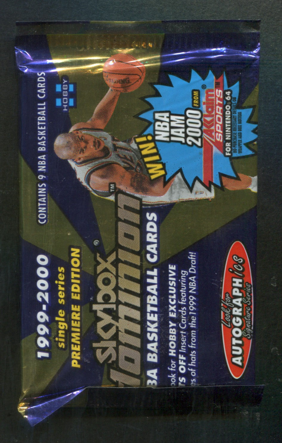 1999/00 Skybox Dominion Basketball Unopened Pack (Hobby) (9)