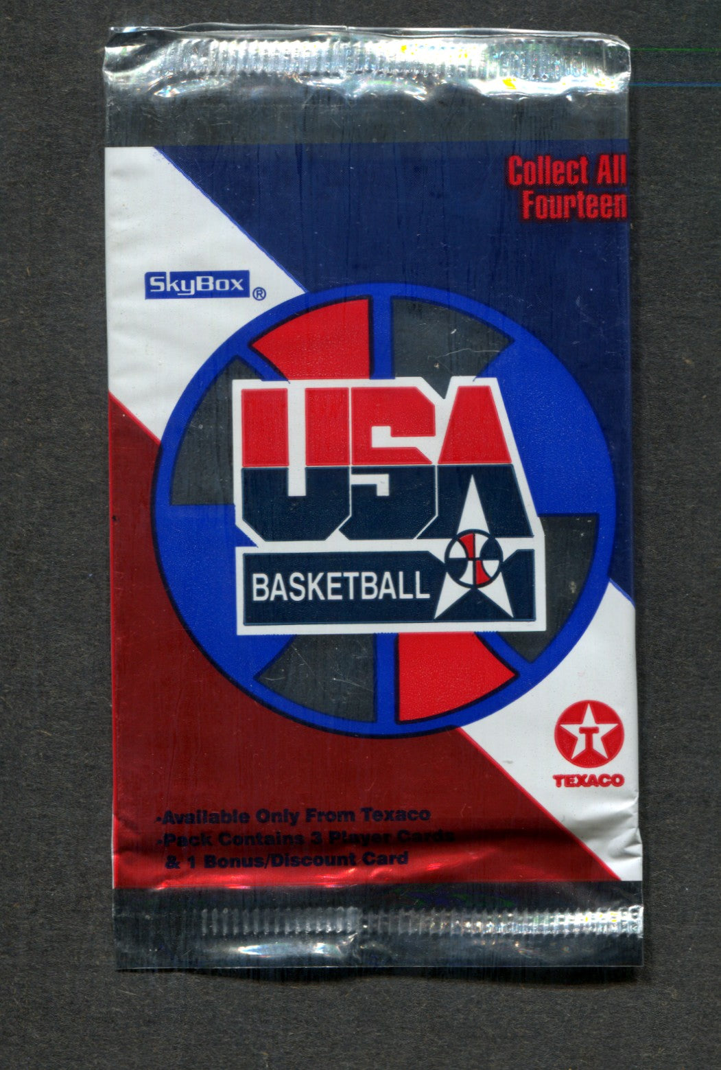 1996 Skybox Texaco USA Basketball Unopened Pack (3)