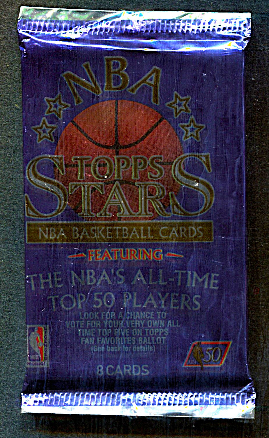 1996/97 Topps Stars Basketball Unopened Pack (8)
