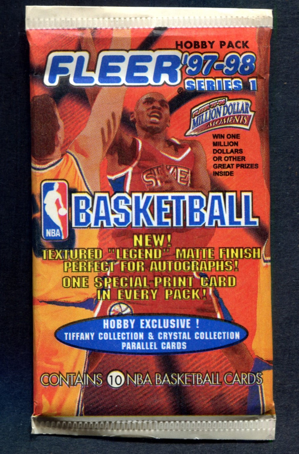 1997/98 Fleer Basketball Unopened Series 1 Pack (Hobby) (10)