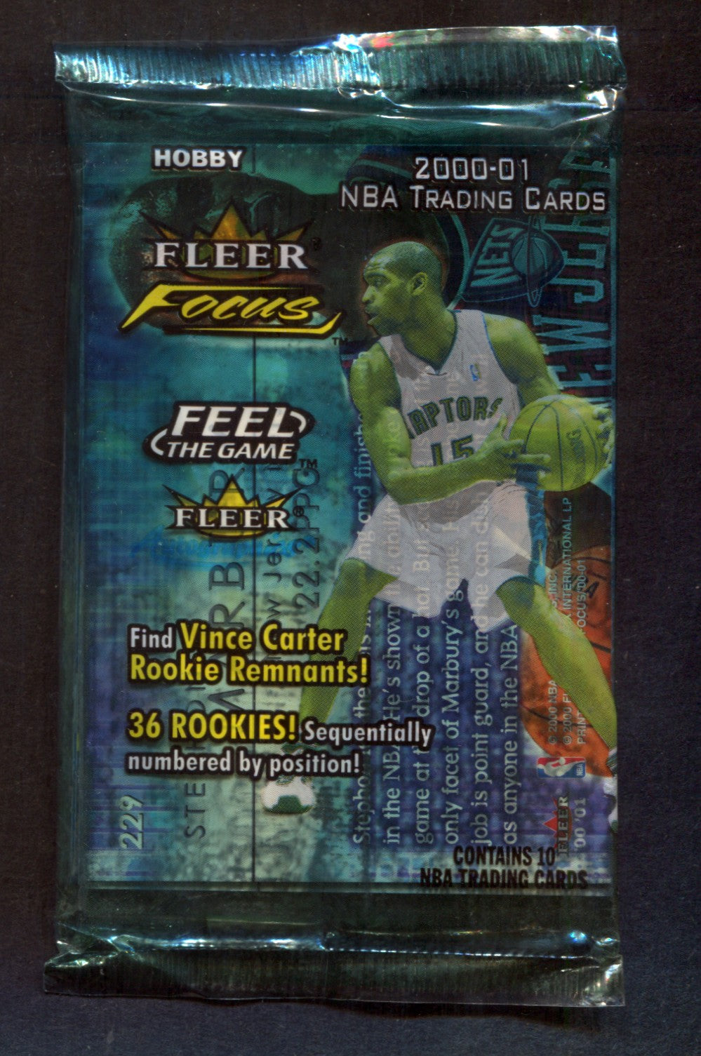 2000/01 Fleer Focus Basketball Unopened Pack (Hobby) (10)