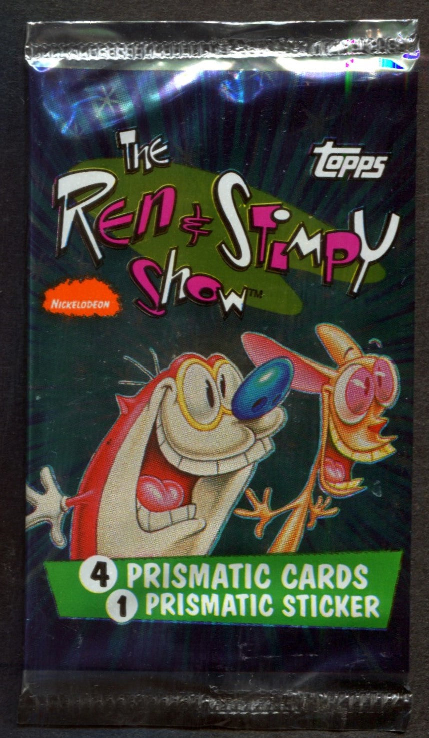 1999 Topps The Ren & Stimpy Show Unopened Pack (4/1)
