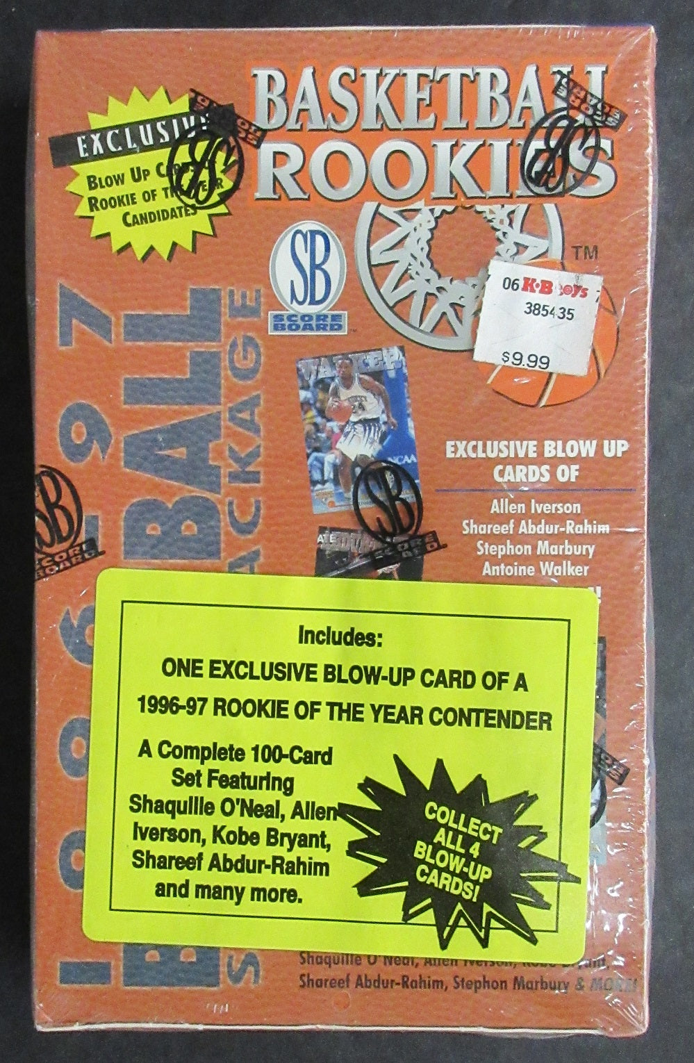 1996/97 Score Board Basketball Factory Set Box (100)