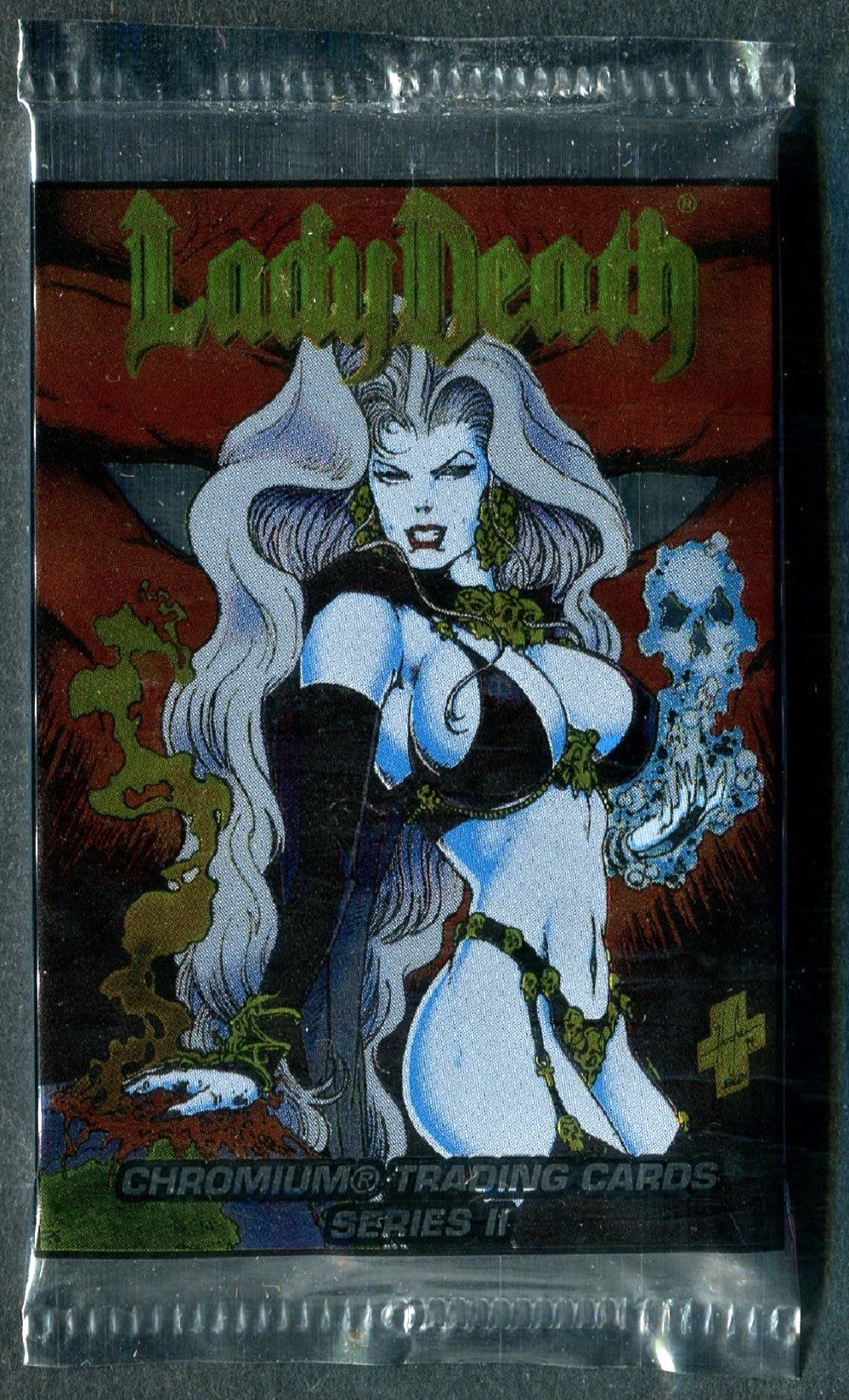 1995 Krome Productions Lady Death Chromium Unopened Series 2 Pack (7)