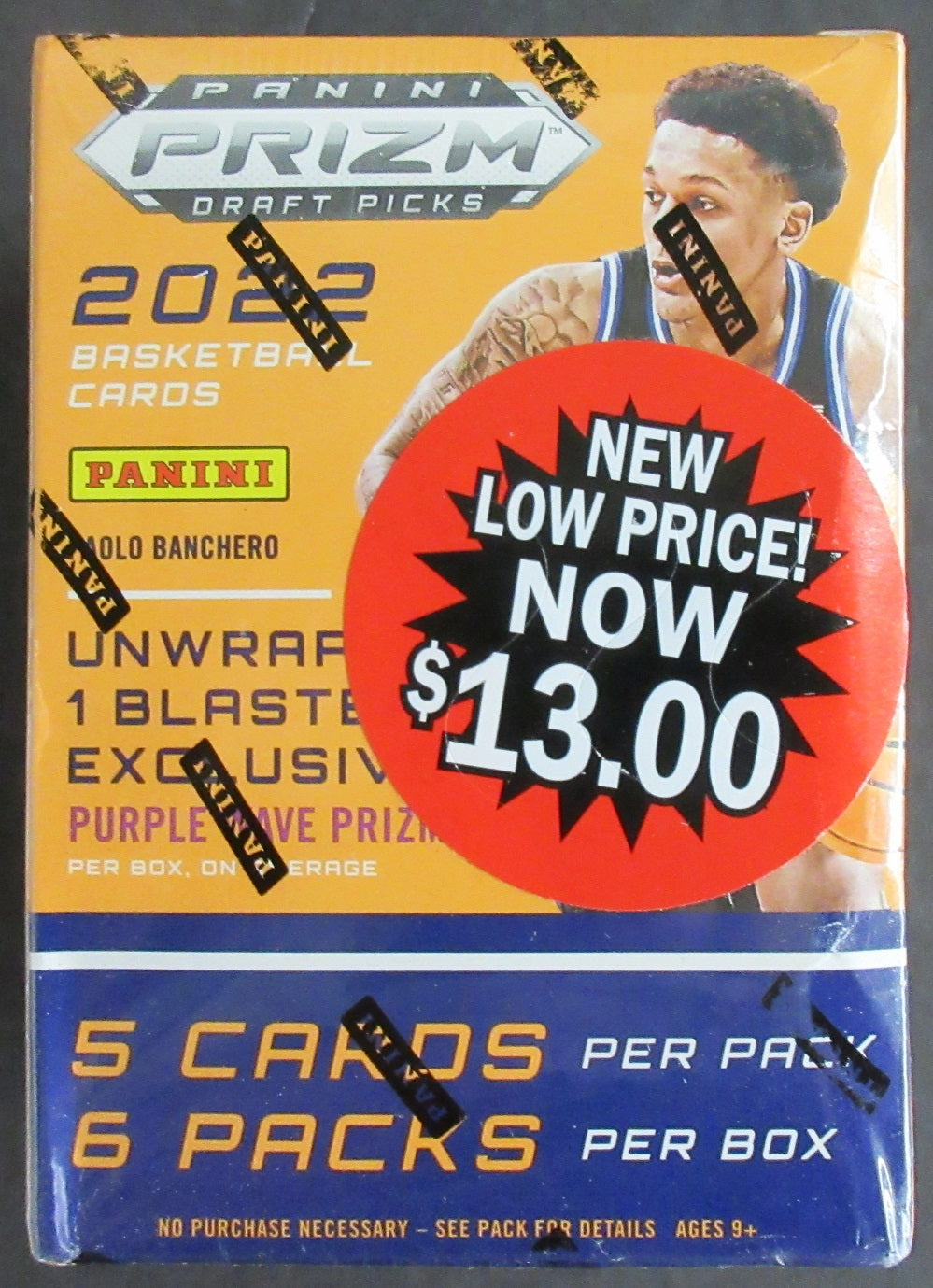 2022/23 Panini Prizm Draft Picks Basketball Blaster Box (6/5)