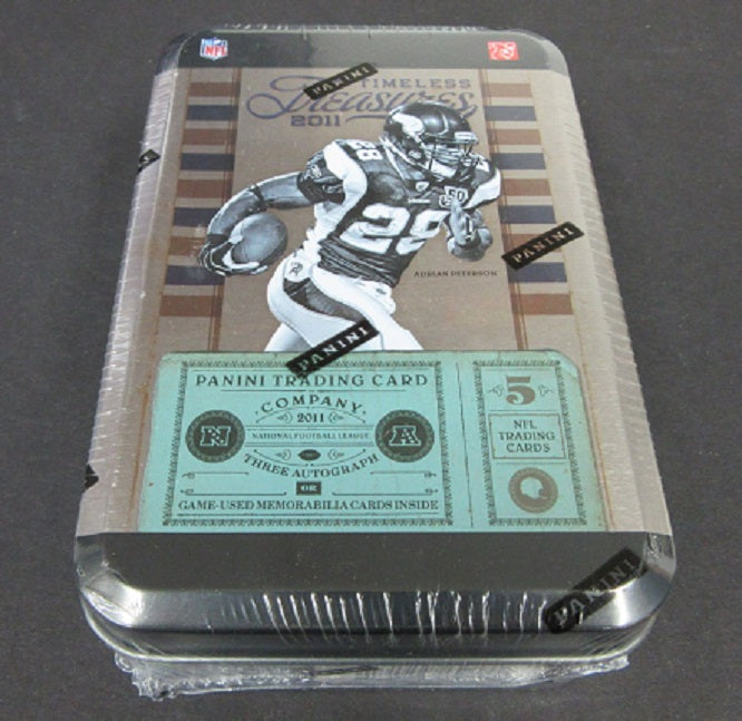 2011 Panini Timeless Treasures Football Box (Tin) (Hobby)