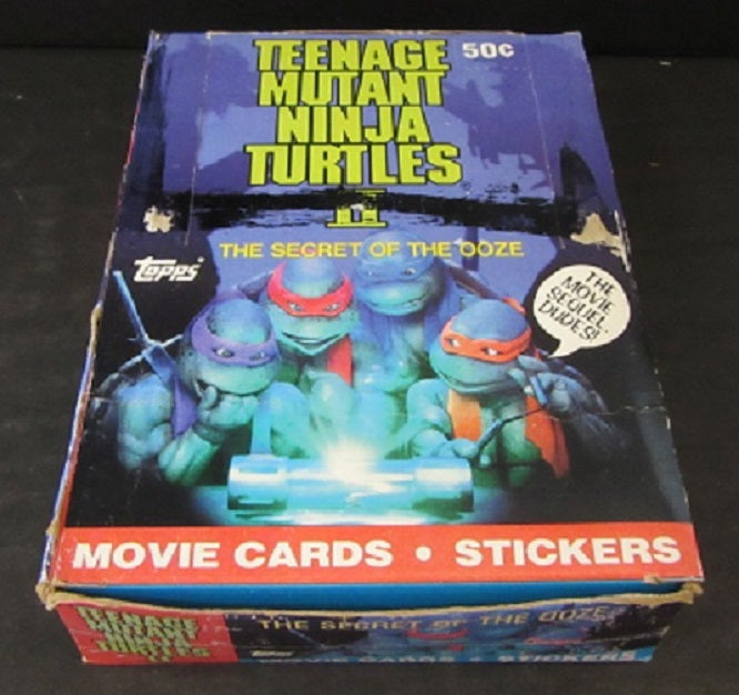 1991 Topps Teenage Mutant Ninja Turtles II Movie Cards Box