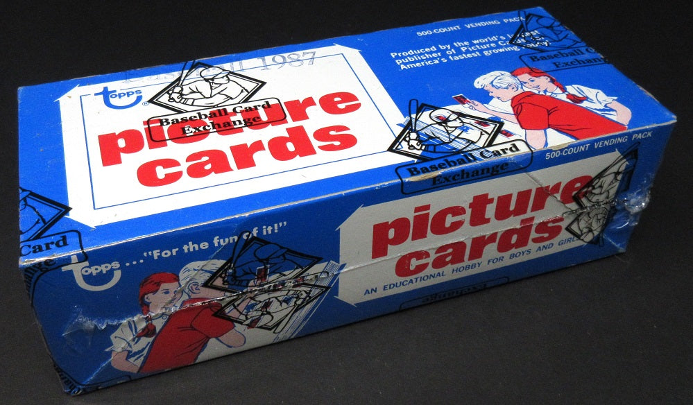 1987 Topps Baseball Unopened Vending Box (FASC)