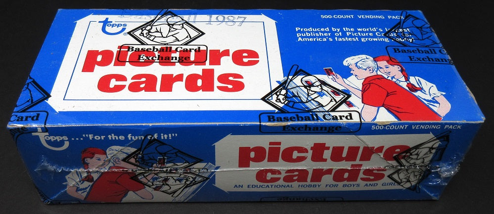 1987 Topps Baseball Unopened Vending Box (FASC)