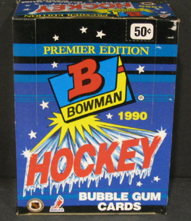 1990/91 Bowman Hockey Unopened Wax Box
