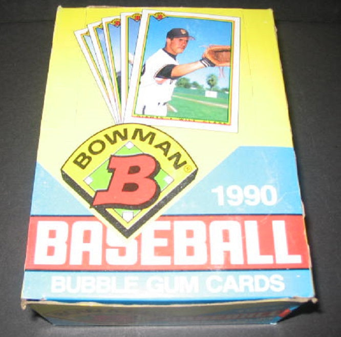 1990 Bowman Baseball Wax Box