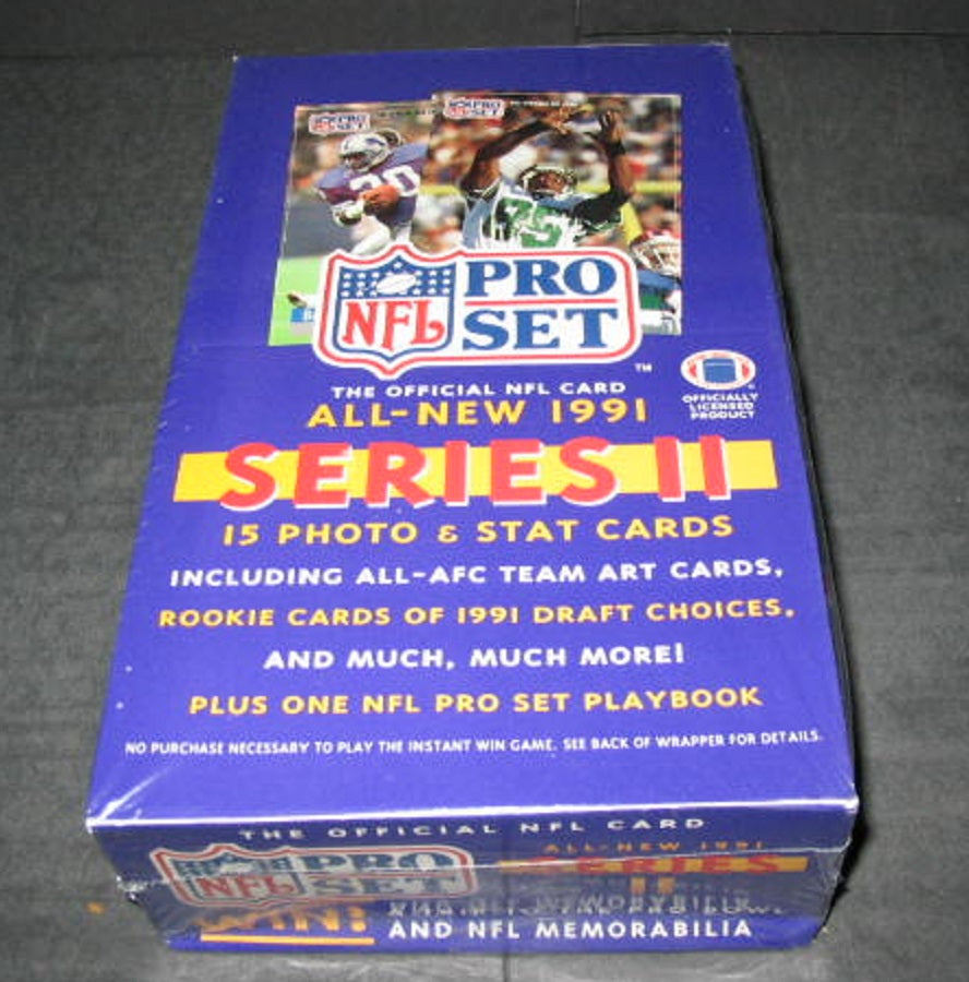 1991 Pro Set Football Series 2 Box (36/15)