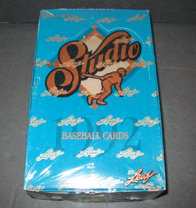 1992 Leaf Studio Baseball Box (48/12)