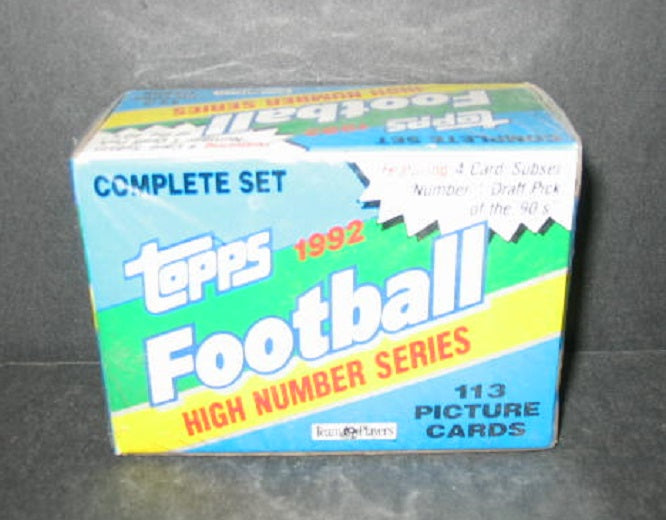 1992 Topps Football High Number Series Factory Set