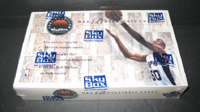 1993/94 Skybox Premium Basketball Series 1 Box (36/12)