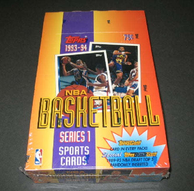 1993/94 Topps Basketball Series 1 Box (36/12)