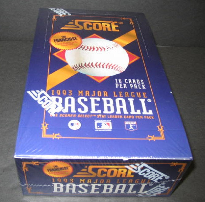 1993 Score Baseball Box