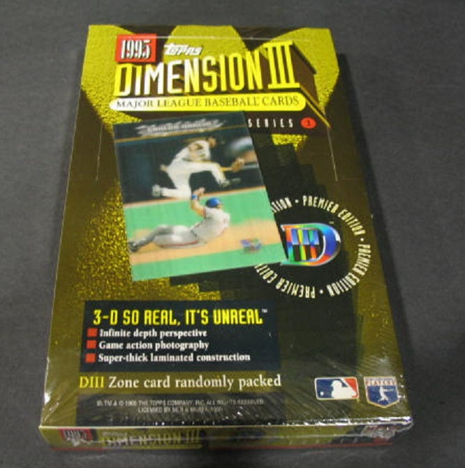 1995 Topps Dimension III D3 Baseball Box