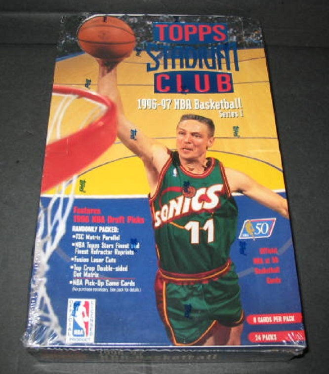 1996/97 Topps Stadium Club Basketball Series 1 Box (Hobby)