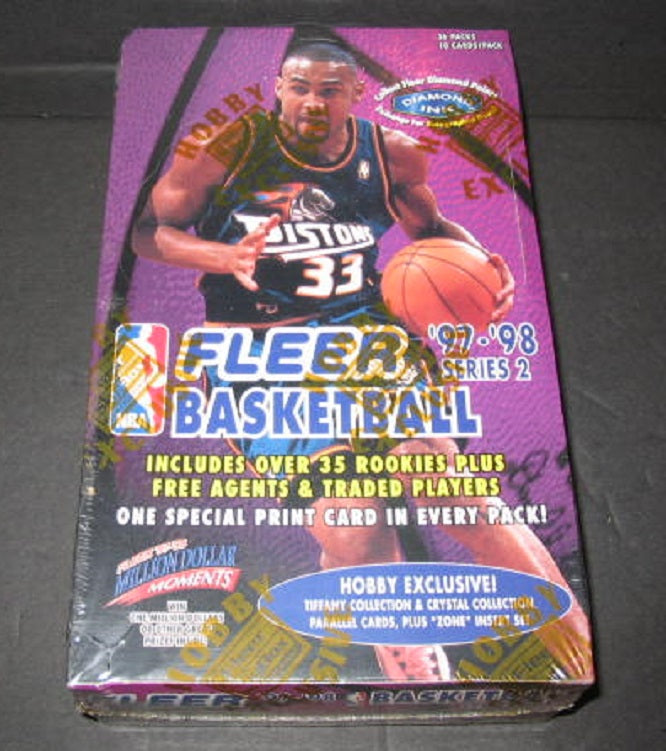 1997/98 Fleer Basketball Series 2 Box (Hobby)