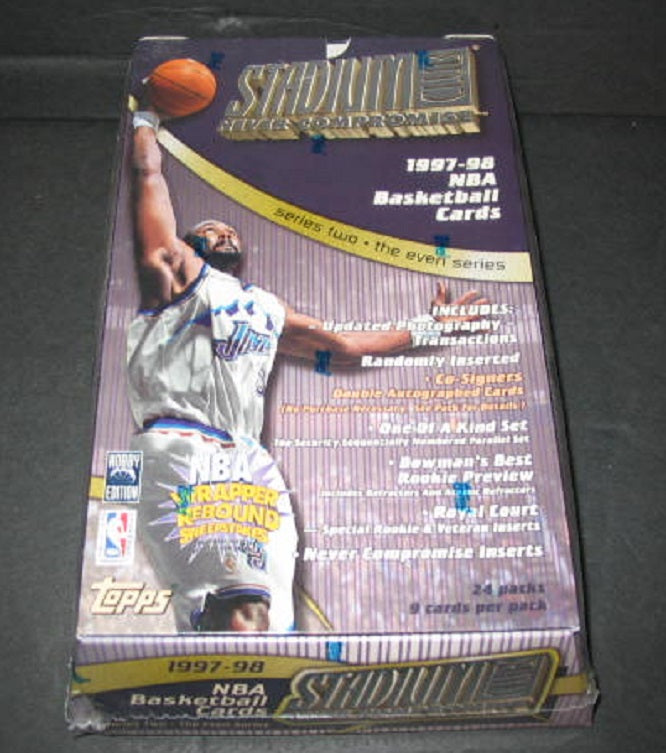 1997/98 Topps Stadium Club Basketball Series 2 Box (Hobby)