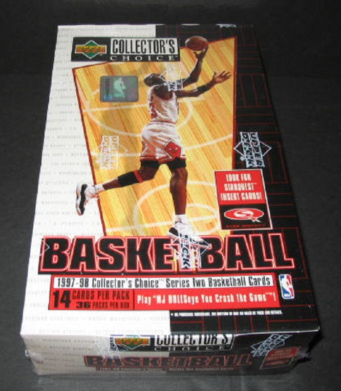 1997/98 Upper Deck Collector's Choice Basketball Series 2 Box (Hobby) (36/14)