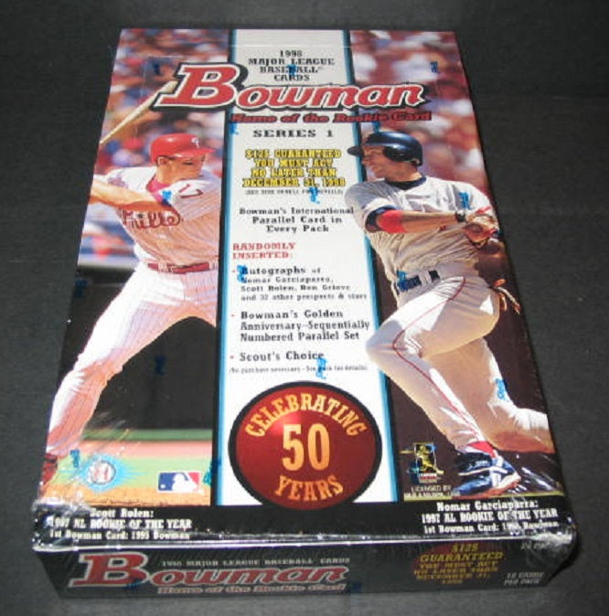 1998 Bowman Baseball Series 1 Box (Hobby)
