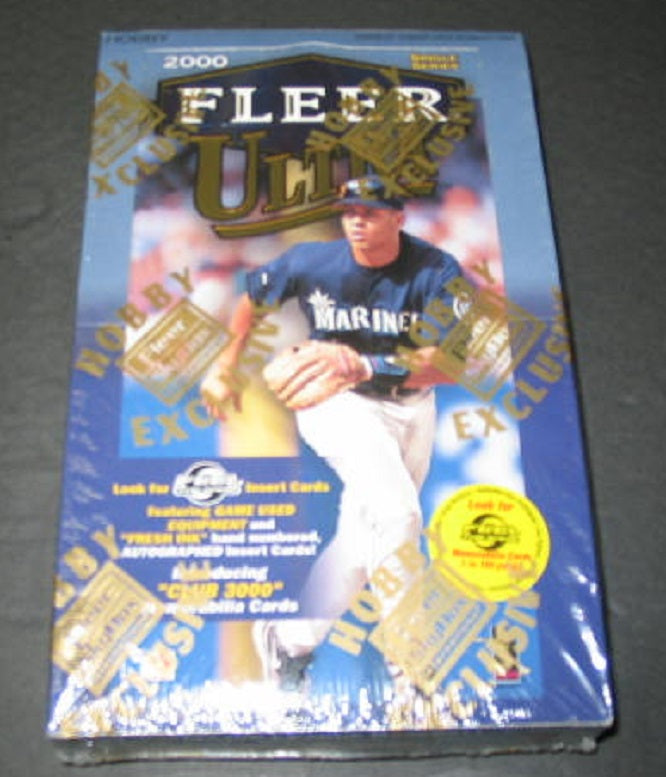2000 Fleer Ultra Baseball Box (Hobby) (24/10)