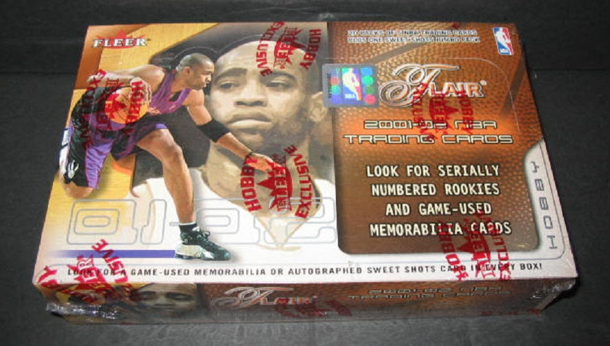 2001/02 Fleer Flair Basketball Box (Hobby)