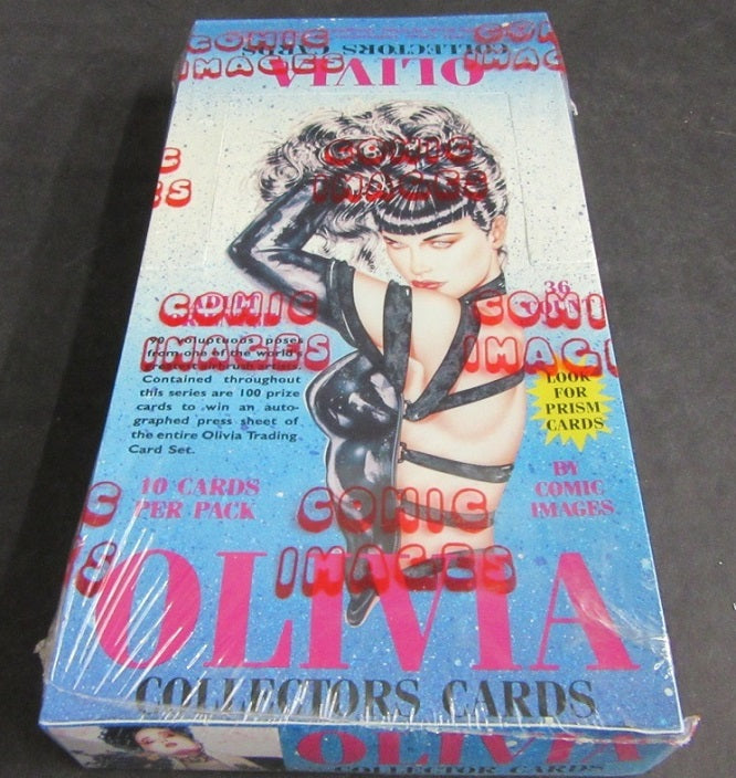 1992 Comic Images Olivia Collectors Cards Box
