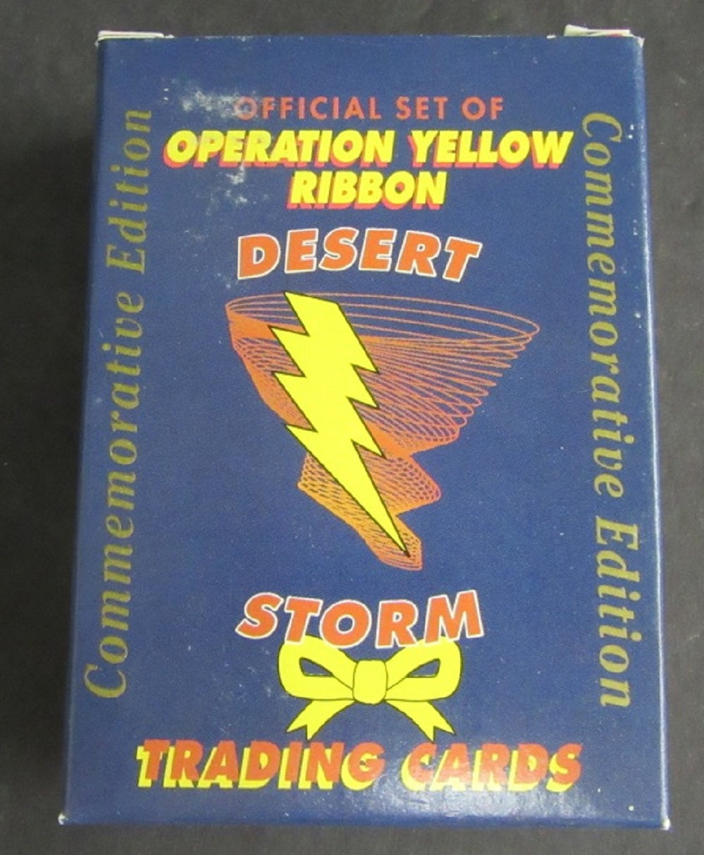 rare desert storm cards 1991 Operation Yellow Ribbon Desert Storm Factory Set – Baseball Card Exchange