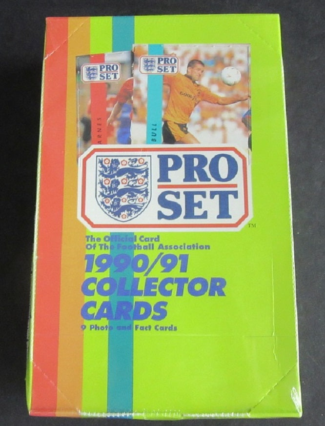 1990/91 Pro Set Soccer (Football) Collector Card Box (48/9)