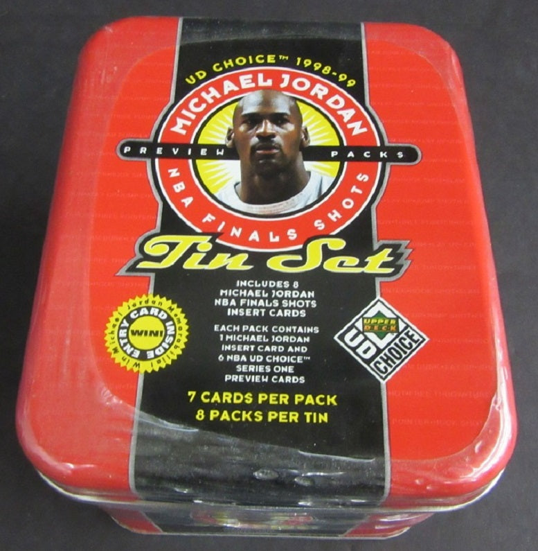 1998/99 UD Choice Basketball Michael Jordan NBA Final Shots Factory Set (Tin) (8/7)