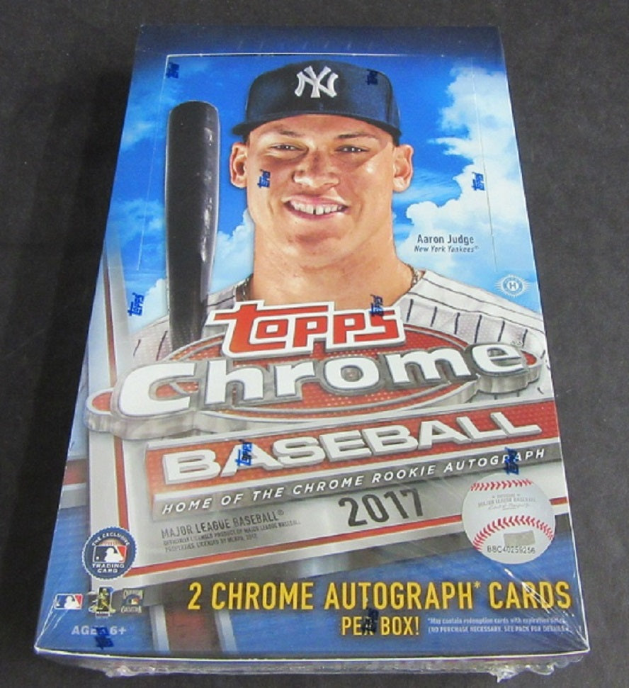 2017 Topps Chrome Baseball Box (Hobby) (24/4)