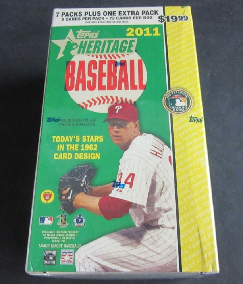 2011 Topps Heritage Baseball Blaster Box (8/9)