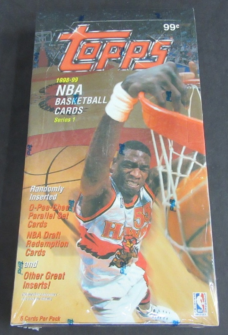 1998/99 Topps Basketball Series 1 Box (Priced) (Rare OPC)