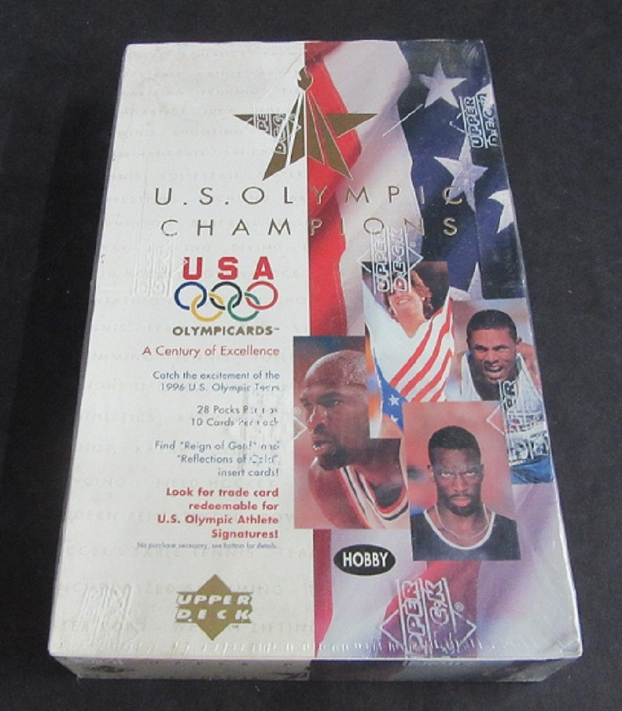 1996 Upper Deck U.S. Olympic Champions USA Olympicards Box (Hobby)