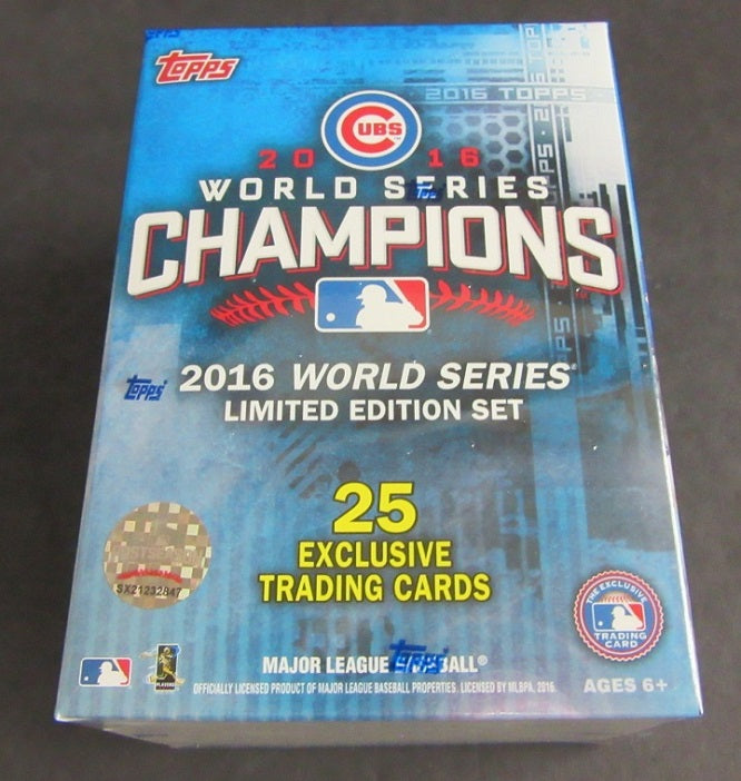 2016 Topps Baseball Chicago Cubs World Series Factory Set (25 cards)