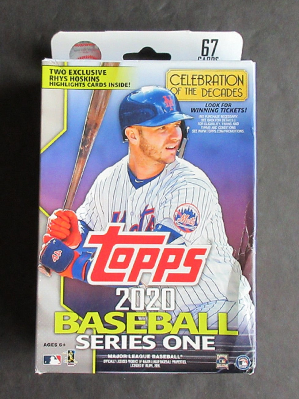 2020 Topps Baseball Series 1 Hanger Box (67 Cards) (Rhys Hoskins)